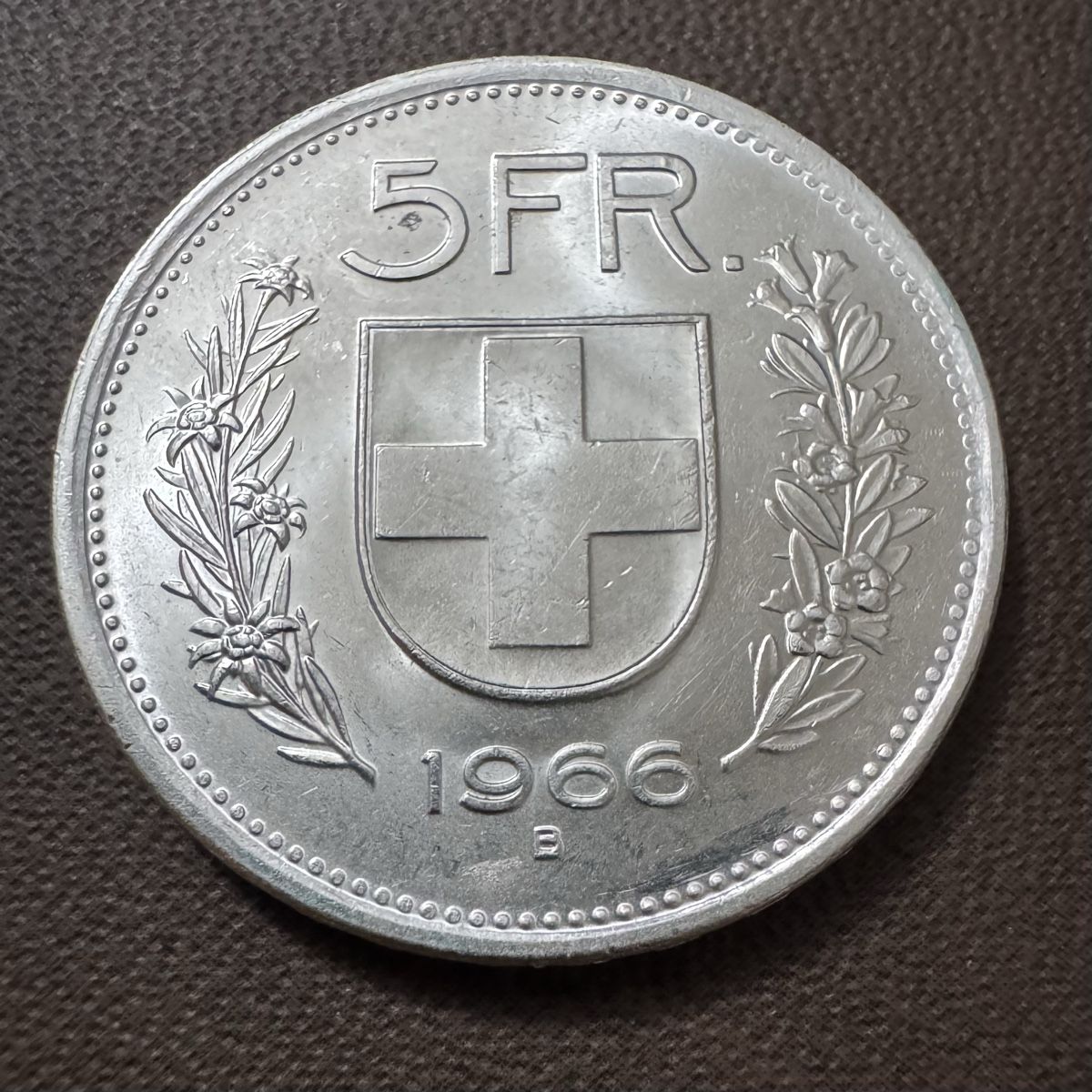 Tutti le monete: Pièce de 5 francs de 1966 – Usato da La Chaux-de-Fonds venduto da bus_c6cn