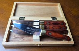 Ben Benson's Steak House Messer Set mit Holzgriff 8stk neu