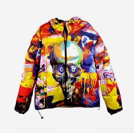 Tango Hotel Skull Puffer Jacket
