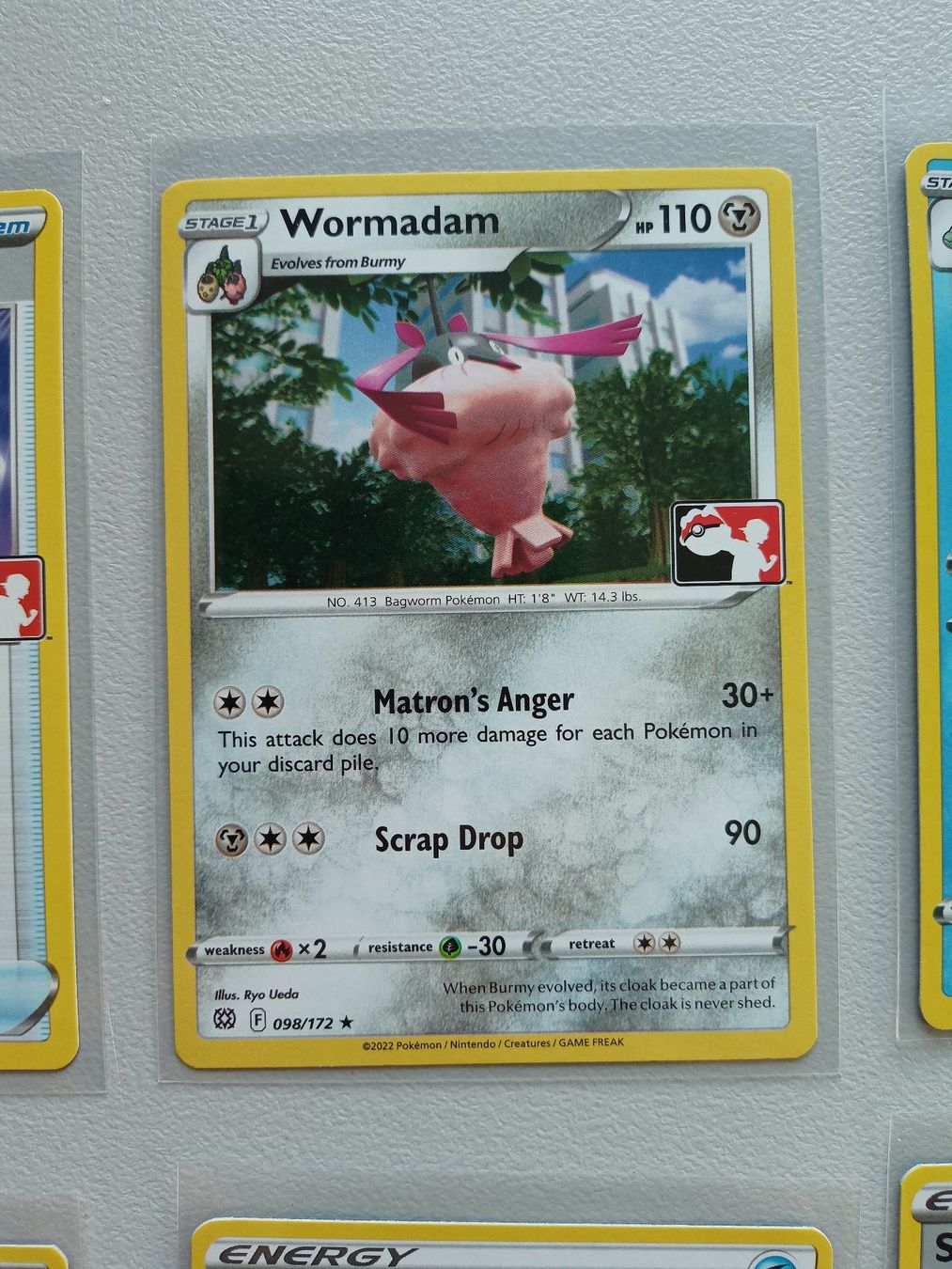 Pokémon Carte collezionabili: Wormadam - Pokemon TCG Prize Pack Stamp Stempel – Usato da Altstätten SG venduto da GGsGameshop