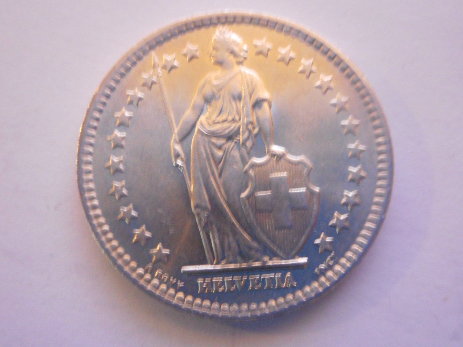 Tutti le monete: 2 Fr. 1961 silber  unz/stgl – Nuovo (secondo la descrizione) da Kriegstetten venduto da pizlad2010 2