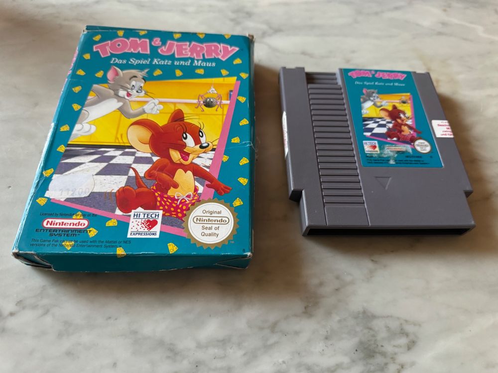 TOM AND JERRY SPIEL FÜR NINTENDO NES IN ORIGINALSCHACHTEL (Gebraucht ...