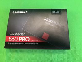 Samsung SSD 860 PRO 256GB SATA 6Gb/s neu OVP geöffnet