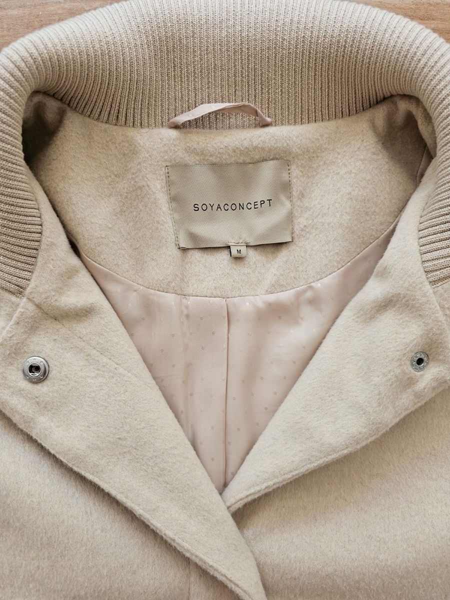 Cappotti: Soya Concept Wollmantel, Gr. M, Beige – Usato da Allschwil venduto da sar_9sy9 2
