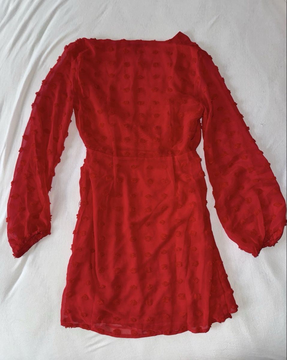 Robes: Rotes langarm Kleid – Neuf (Voir description) à Spreitenbach par mar_7f8c 2