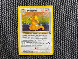 Pokemon Dragonite Holo Fossil italienisch