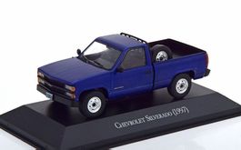 Chevrolet Silverado Pick Up 1997 dunkelblau / schwarz   1:43