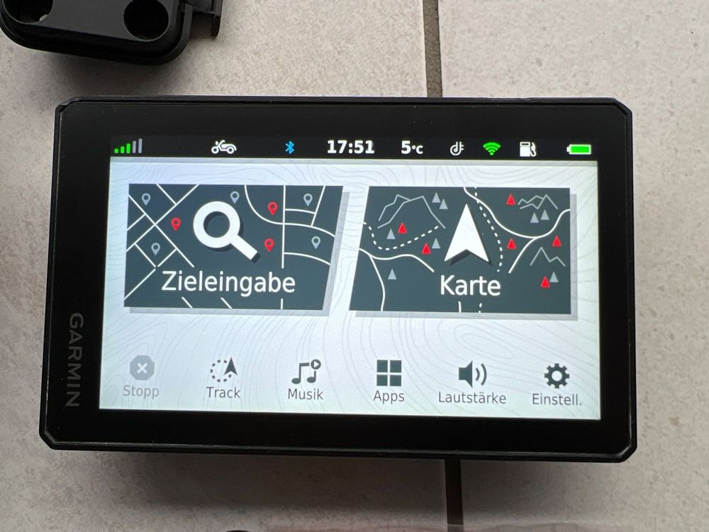 Motorrad Navi Garmin Zumo XT 5.5\