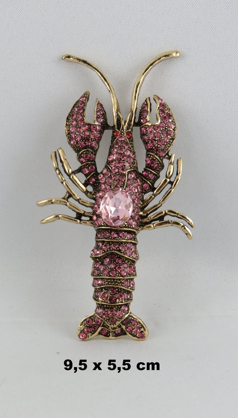 Spille & Fermagli: Brosche - HUMMER mit Glitzersteinen - 9,5x5,5cm – Nuovo e nell'imballaggio originale da Grenchen venduto da Yamahwildstar16