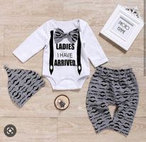 Baby Outfit 3-Piece Baby Boy LADIES I HAVE Arrived