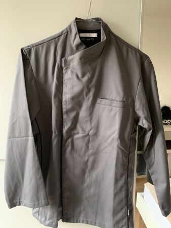 Stylische kochjacke von Inotex, Grösse 42, Grau