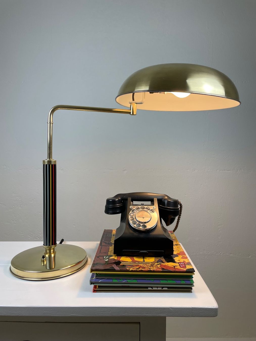 Amba Lampade: Vintage lamp renewed Alfred Müller AMBA BASEL – Usato da Genthod venduto da lightyear63 2
