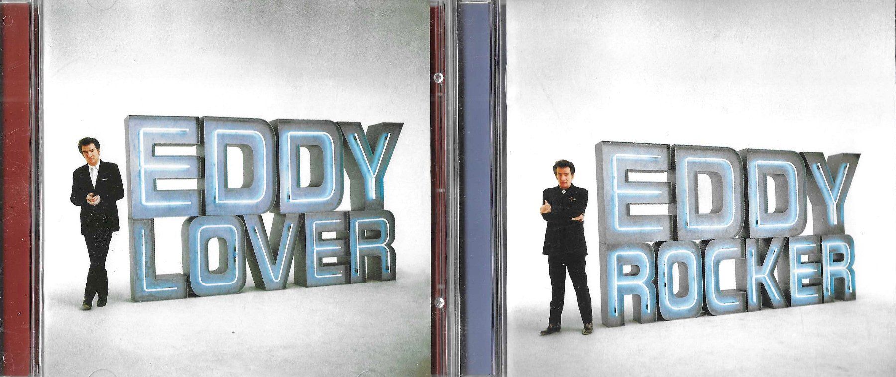 CD: Eddy Mitchell 2 CD's - Eddy Rocker & Eddy Lover – Usato da Savagnier venduto da Ne2065
