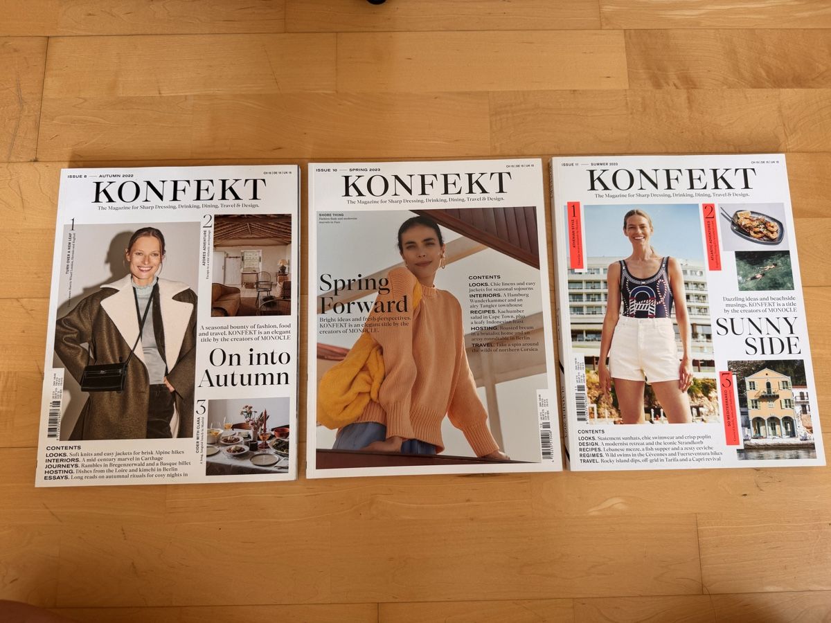 Riviste & Magazine: Magazine - Konfekt – Usato da Zürich venduto da Peban1 1