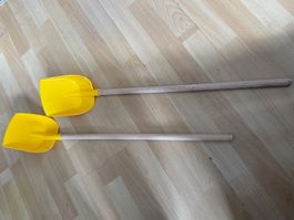 2 Gelbe Schaufeln für Kinder