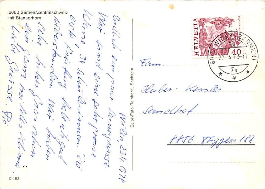 Cartes postales: OW - Sarnen – D'occasion à Ottikon b.Kemptth. par Neptun1974 1