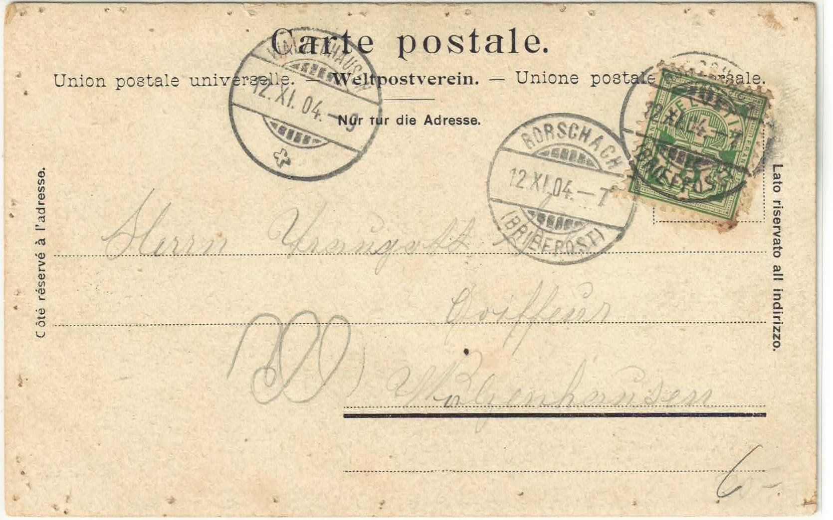 Cartoline postali: Rorschach - Hafen - Litho – Difettoso da Ettingen venduto da Kartenplanet 1