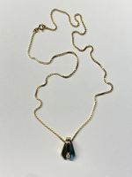 Kette mit Anhänger 18 Karat Gold, 11.7 gr. und Brillant