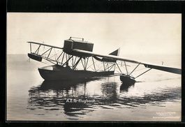 Foto-AK Sanke: Wasserflugzeug des Herste