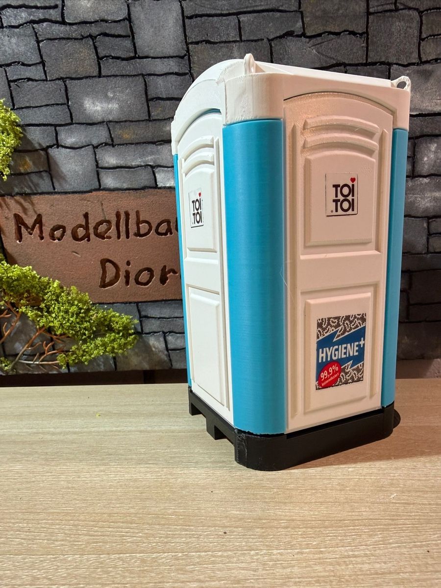 Modellismo RC: Baustellen WC ToiToi / Dixi Klo 1:14 – Nuovo e nell'imballaggio originale da Altdorf UR venduto da modellbau-widmer 4