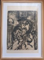 Erni lithographie Signiert, Mit widmung