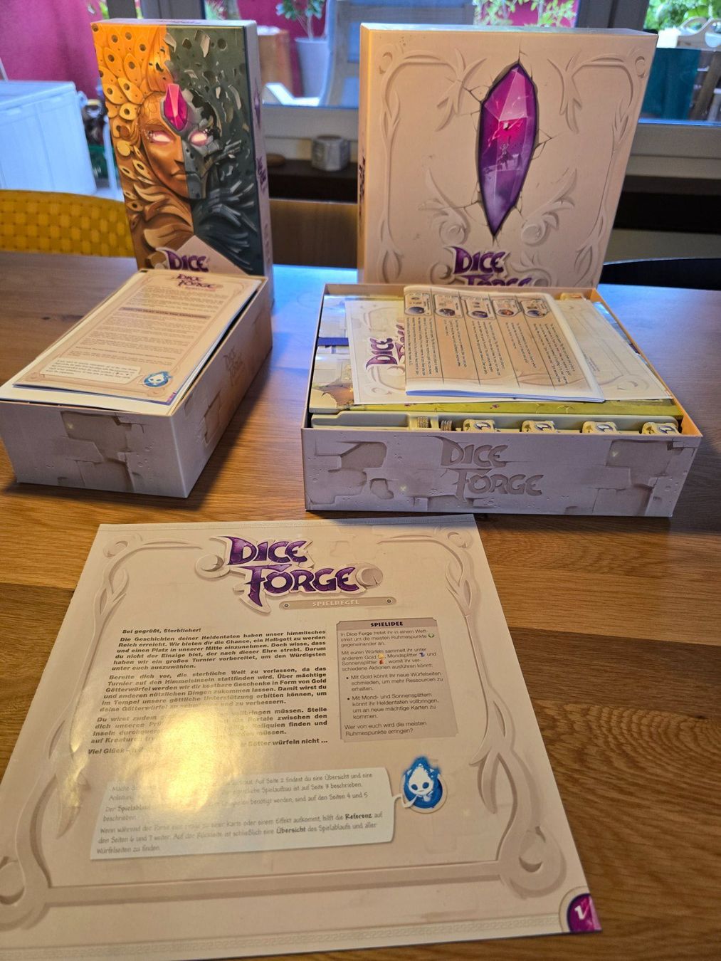 Spiele: Dice Forge + Rebellion-Erweiterung – Gebraucht aus Dübendorf von vil_8c27