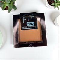 Maybelline Fit Me Puder, Nr. 220 - Natur Beige, Neuwertig