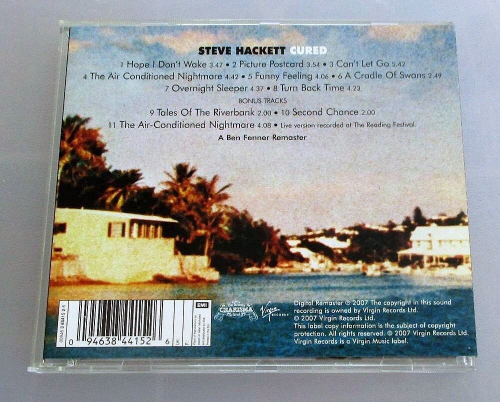CD: STEVE HACKETT (GENESIS) - Cured - Remastered + Bonustracks – Usato da Wattwil venduto da Muriel11 1