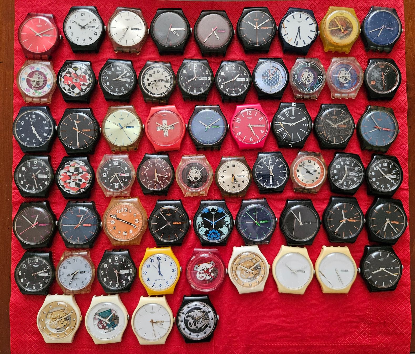 Swatch Orologi: 60x Swatch New Gent & co NOT WORKING – Difettoso da Genève venduto da Icg146