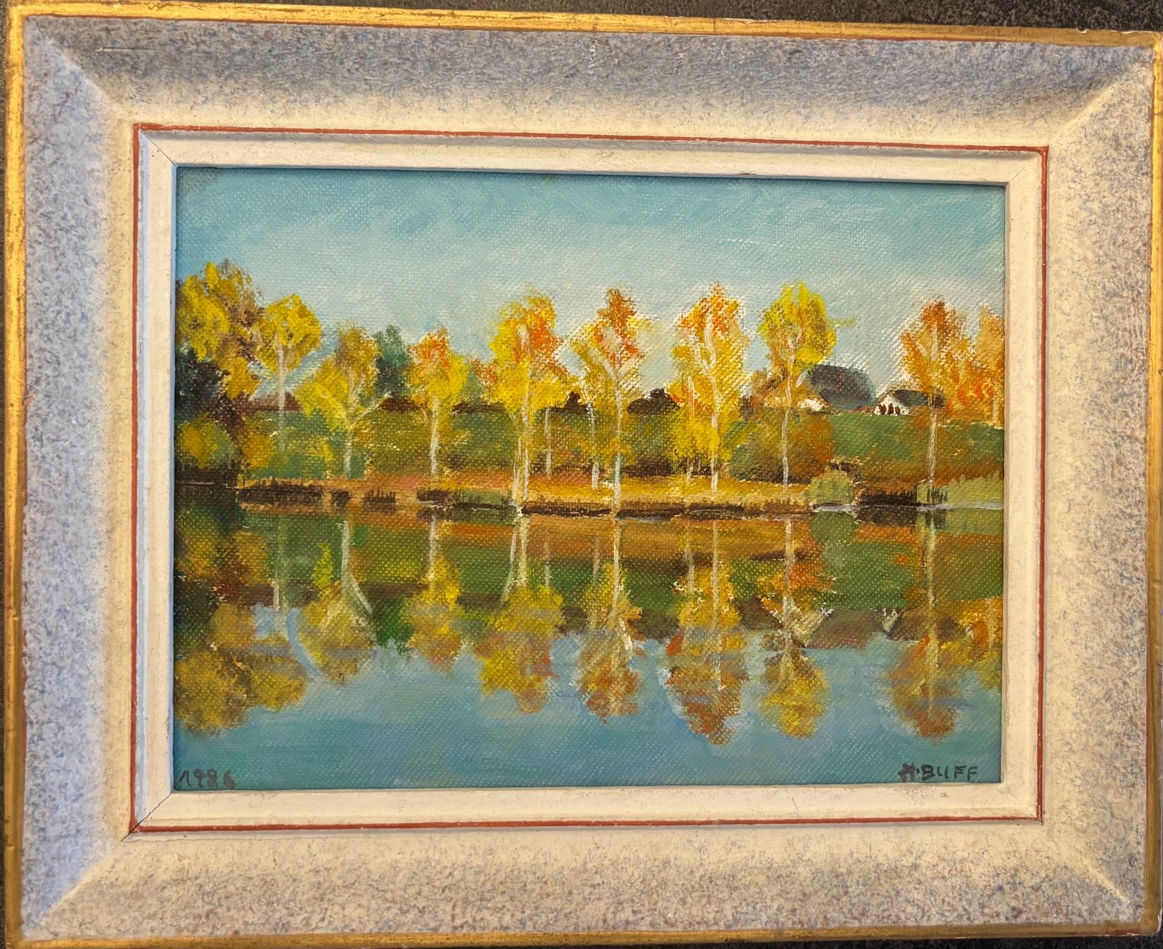 Dipinti: H. BUFF Ölgemälde/Leinwand, post-impressionistischer Stil – Usato da Rütihof venduto da til_68lp