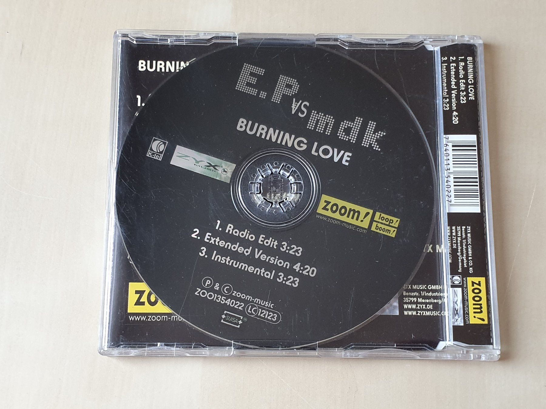 CDs: EP vs mdk Burning Love – Gebraucht aus Stansstad von collectorsshop 1