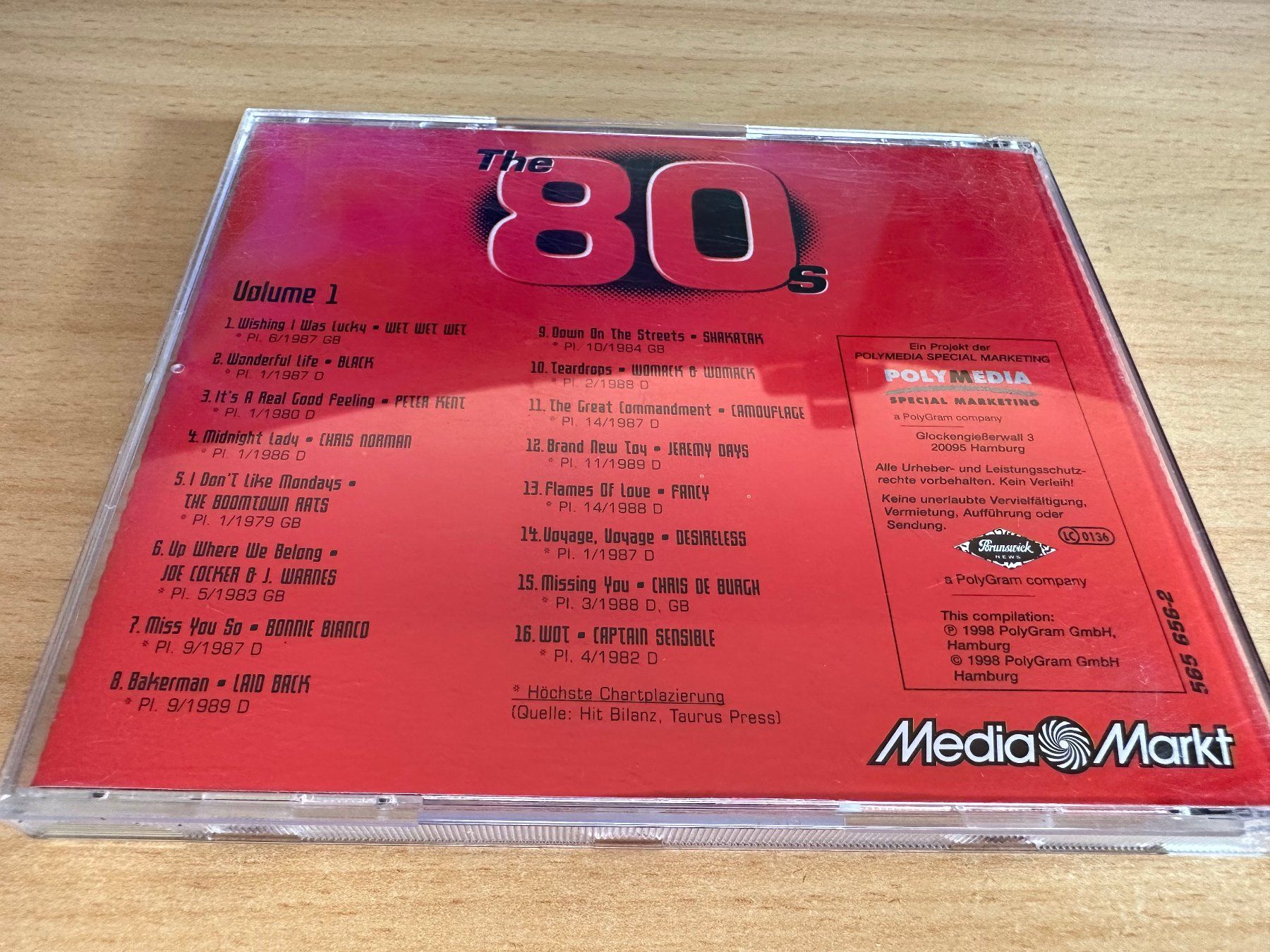CD: Various – The 80s - 3 CD – Usato da Rikon im Tösstal venduto da Alpenmutz 1