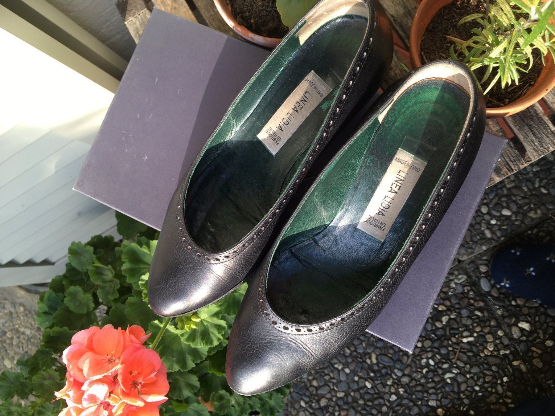 Scarpe da donna: Halbschuhe, Pumps Marine, Leder Gr. 38 – Usato da Münchenstein venduto da ann_2n6y 3