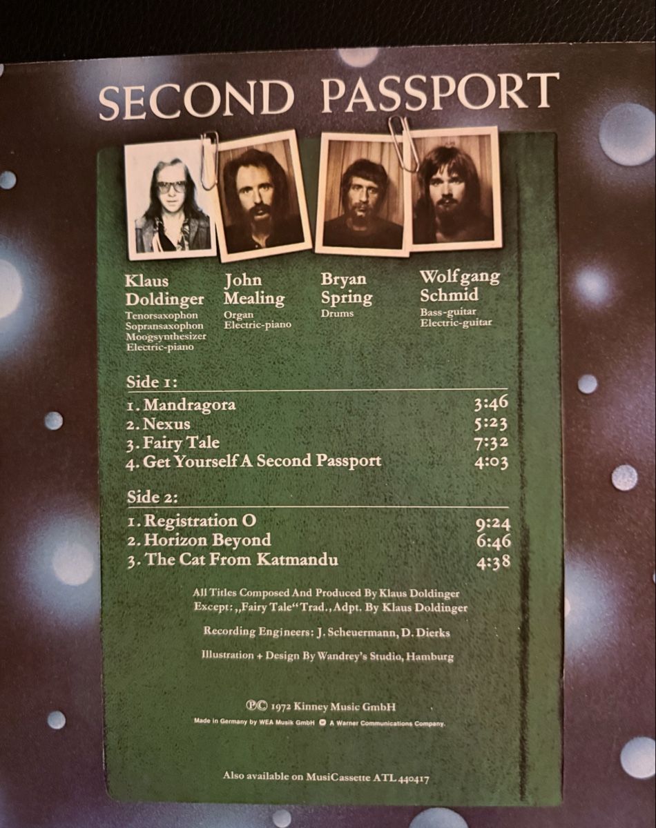Schallplatten: Passport - Second Passport - Doldinger - Vinyl Schallplatte – Gebraucht aus Goldach von Messerguru 3
