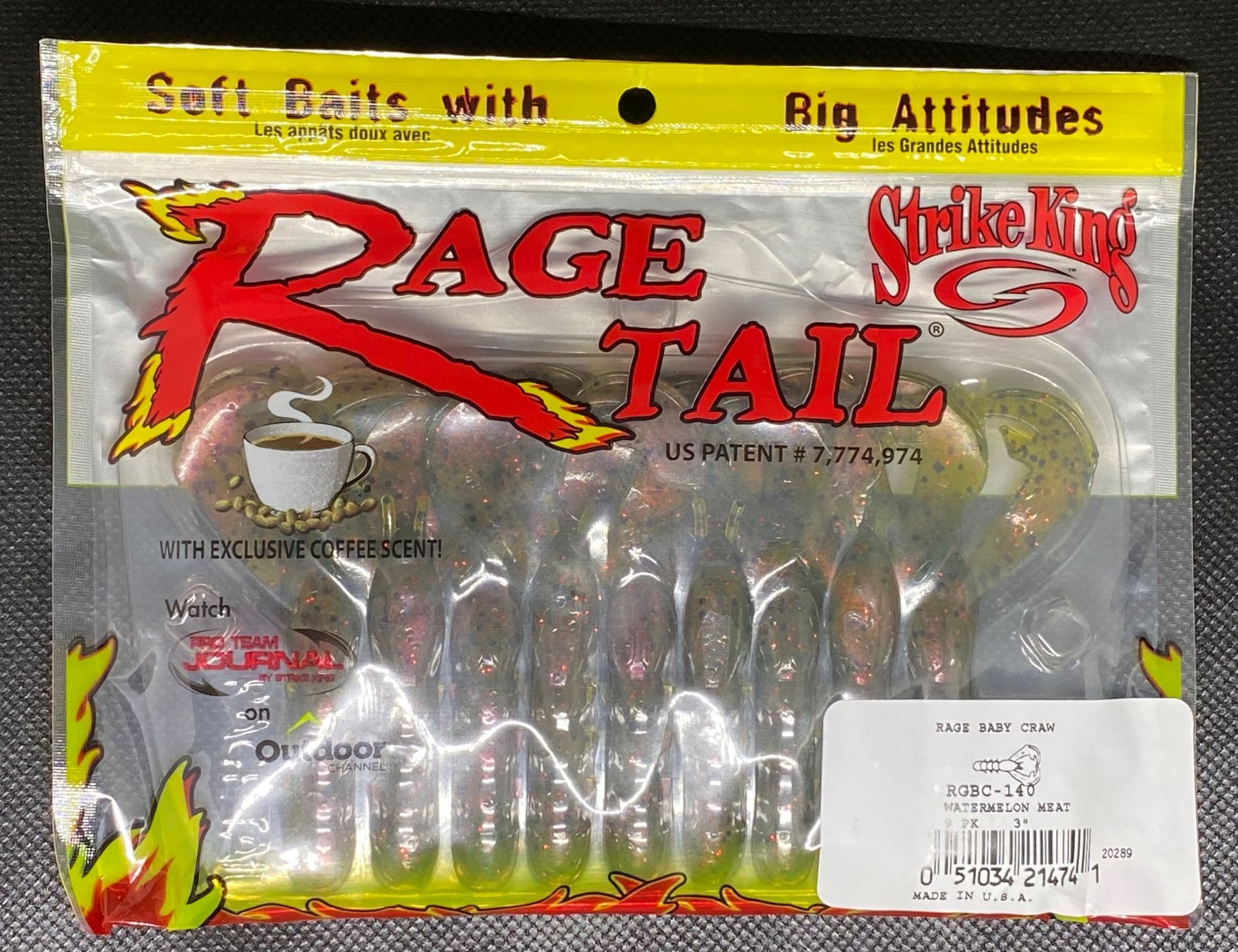 Esche: Strike King Baby Craw - 7.5 cm – Nuovo e nell'imballaggio originale da Widnau venduto da Fishingtackle_Oggy 2