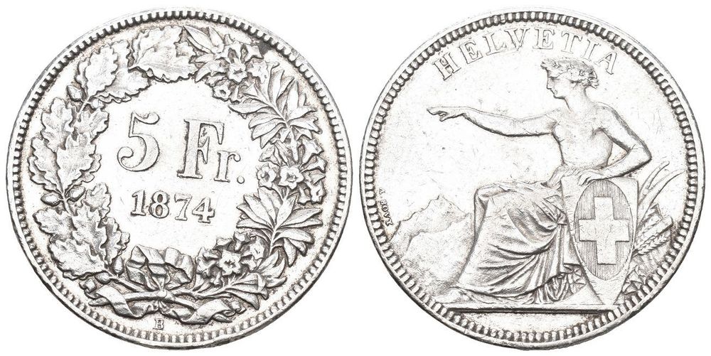Schweiz 1874 Kaufen auf Ricardo