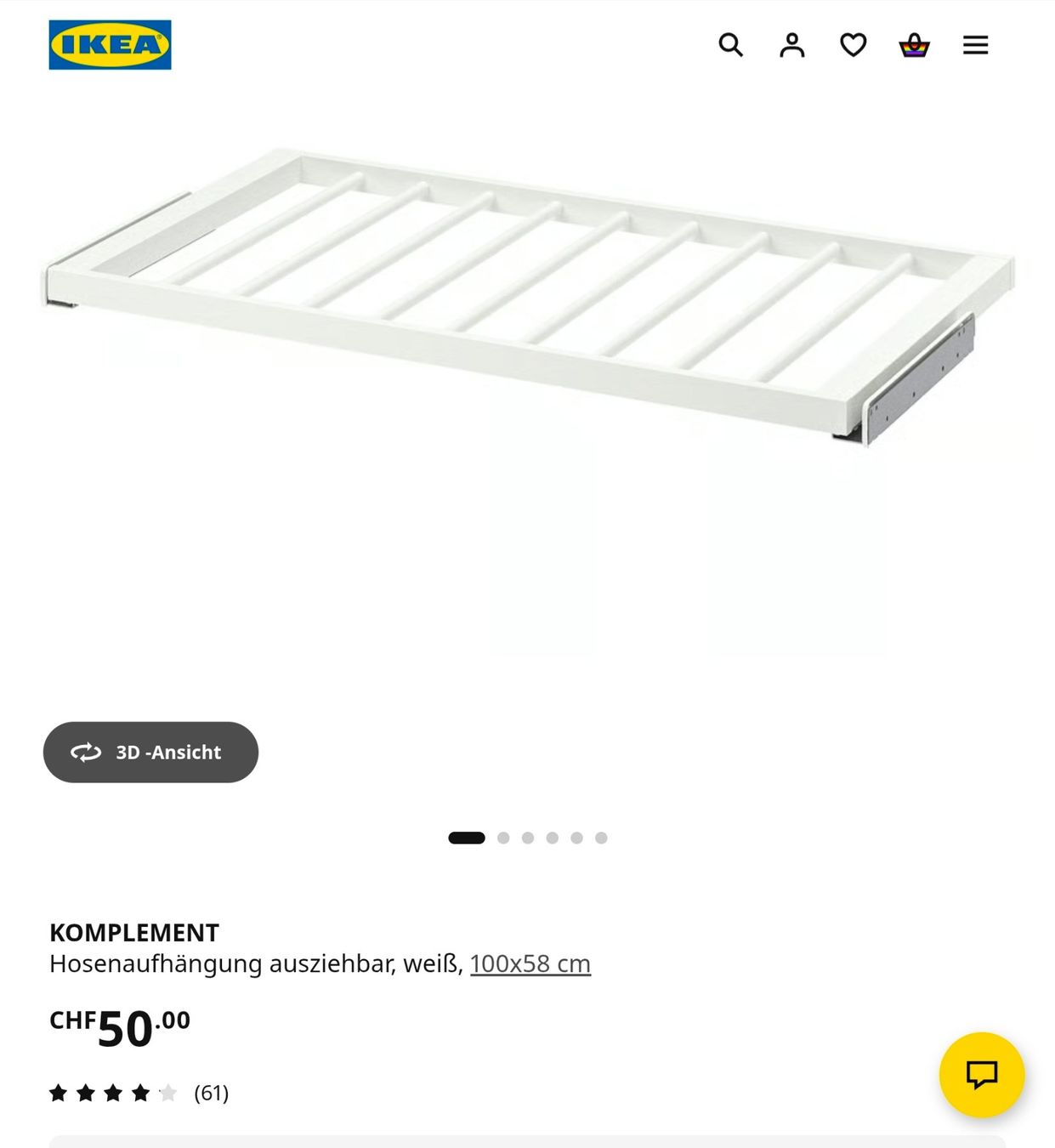 Schränke: Hosenaufhänger IKEA – Gebraucht aus Utzigen von estrela11 2