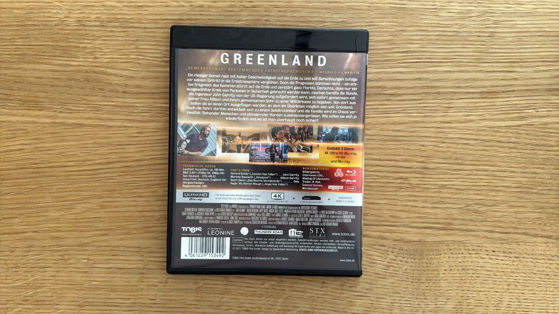 Tutti i DVDs: Greenland - 4K UHD Blu-Ray – Usato da Wallisellen venduto da Art_Vendorlay 1