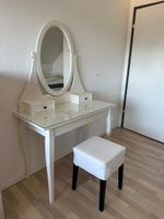 HEMNES Schminktisch mit Hocker