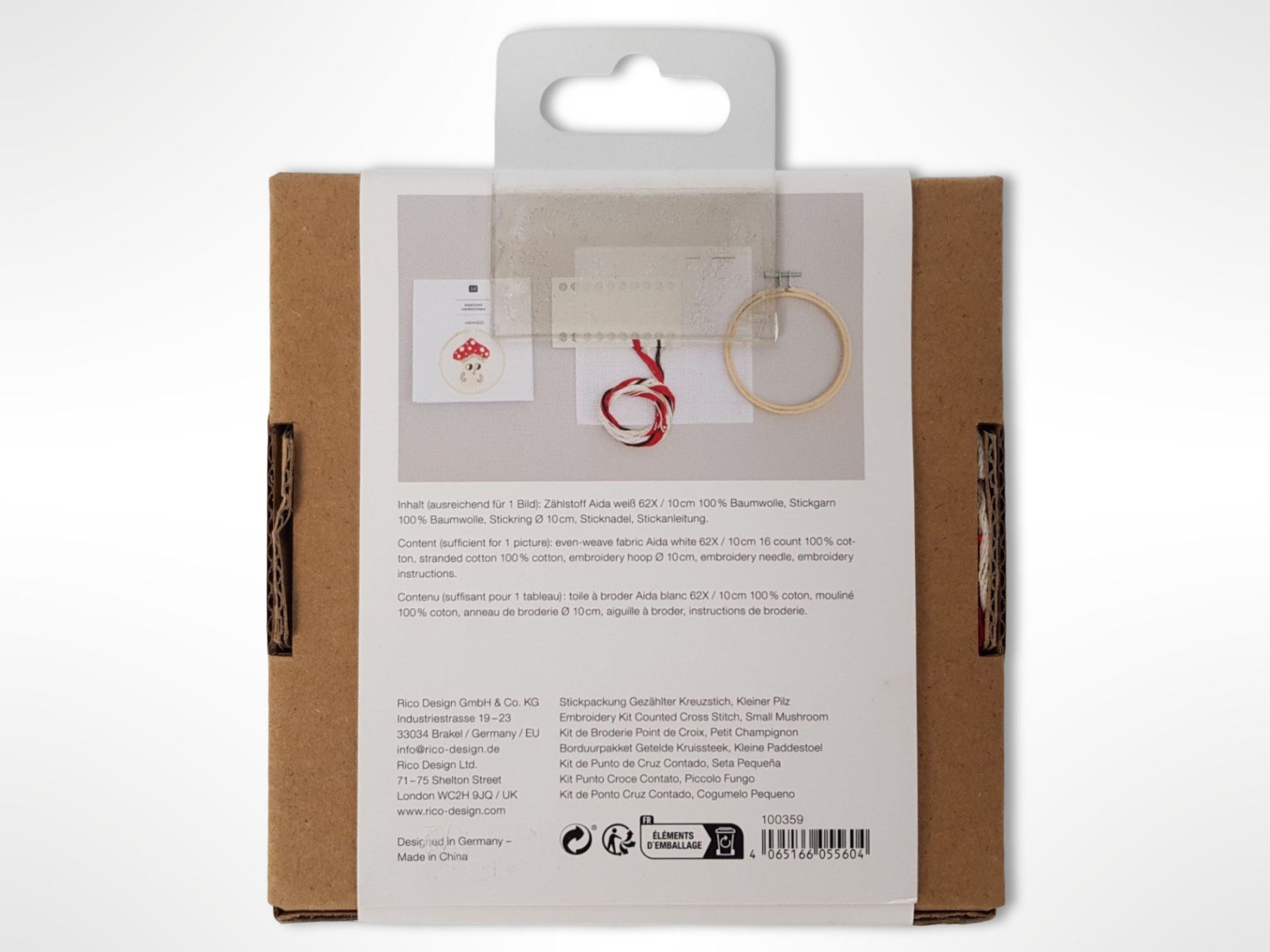 Kit bricolage: RICO DESIGN Stickpackung kleiner Pilz – Nuovo (secondo la descrizione) da Suhr venduto da Restwert_Suhr 4