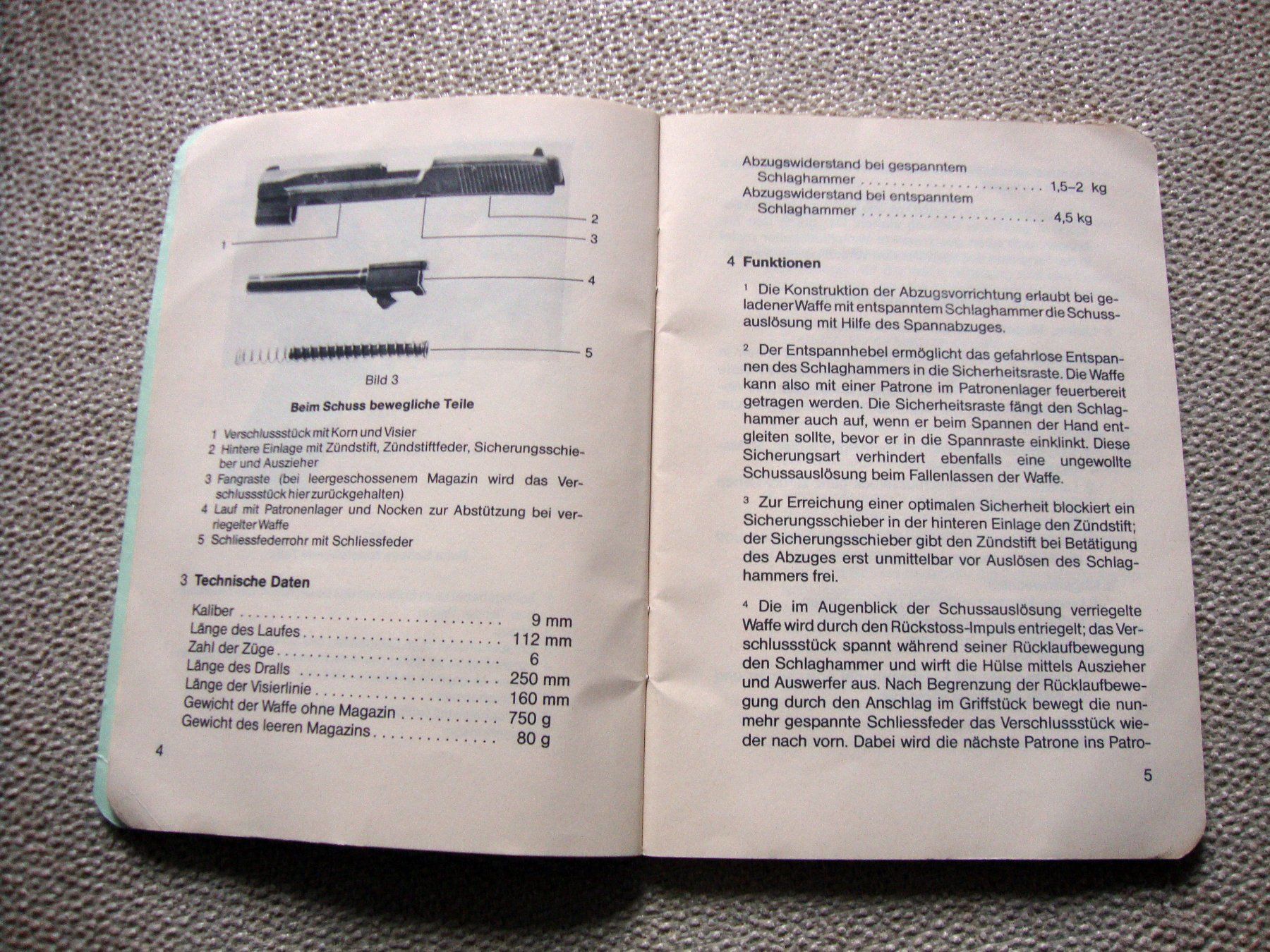 Libri: Die Pistolen P49 + P75 Reglement 53.102d – Usato da Döttingen venduto da Kubuli1 3