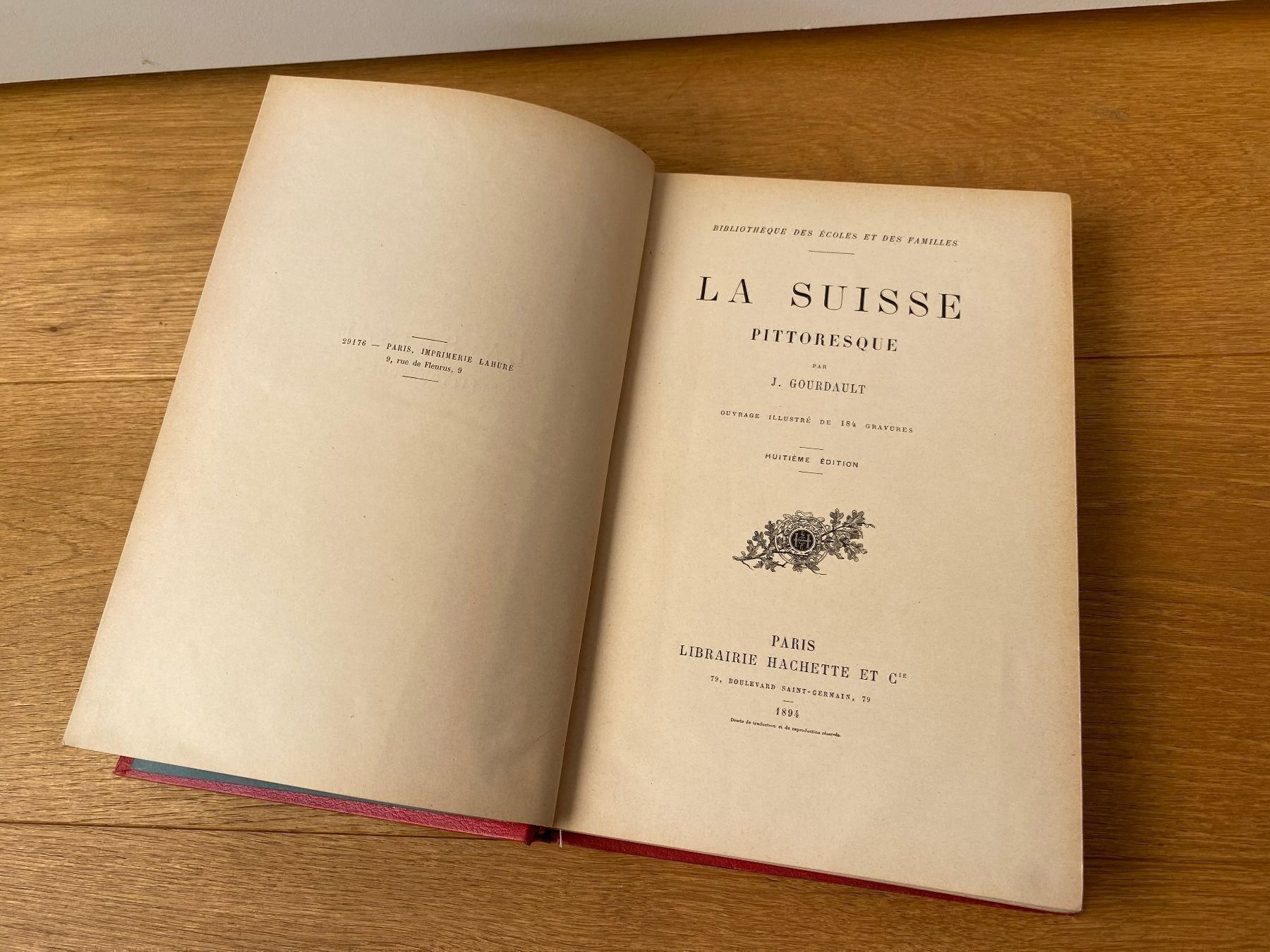 Livres: Antikes Buch LA SUISSE PITTORESCUE 1894 – D'occasion à Winterthur par Pedebe 1