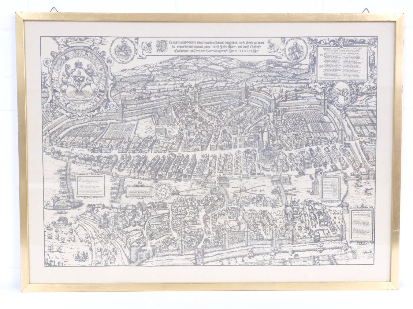 Cartine & Atlanti: Murerplan 1576 - Zürich Stadtplan – Usato da Volketswil venduto da brockipfannenstil