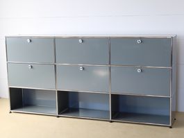 USM Sideboard in Mittelgrau, Lieferung möglich