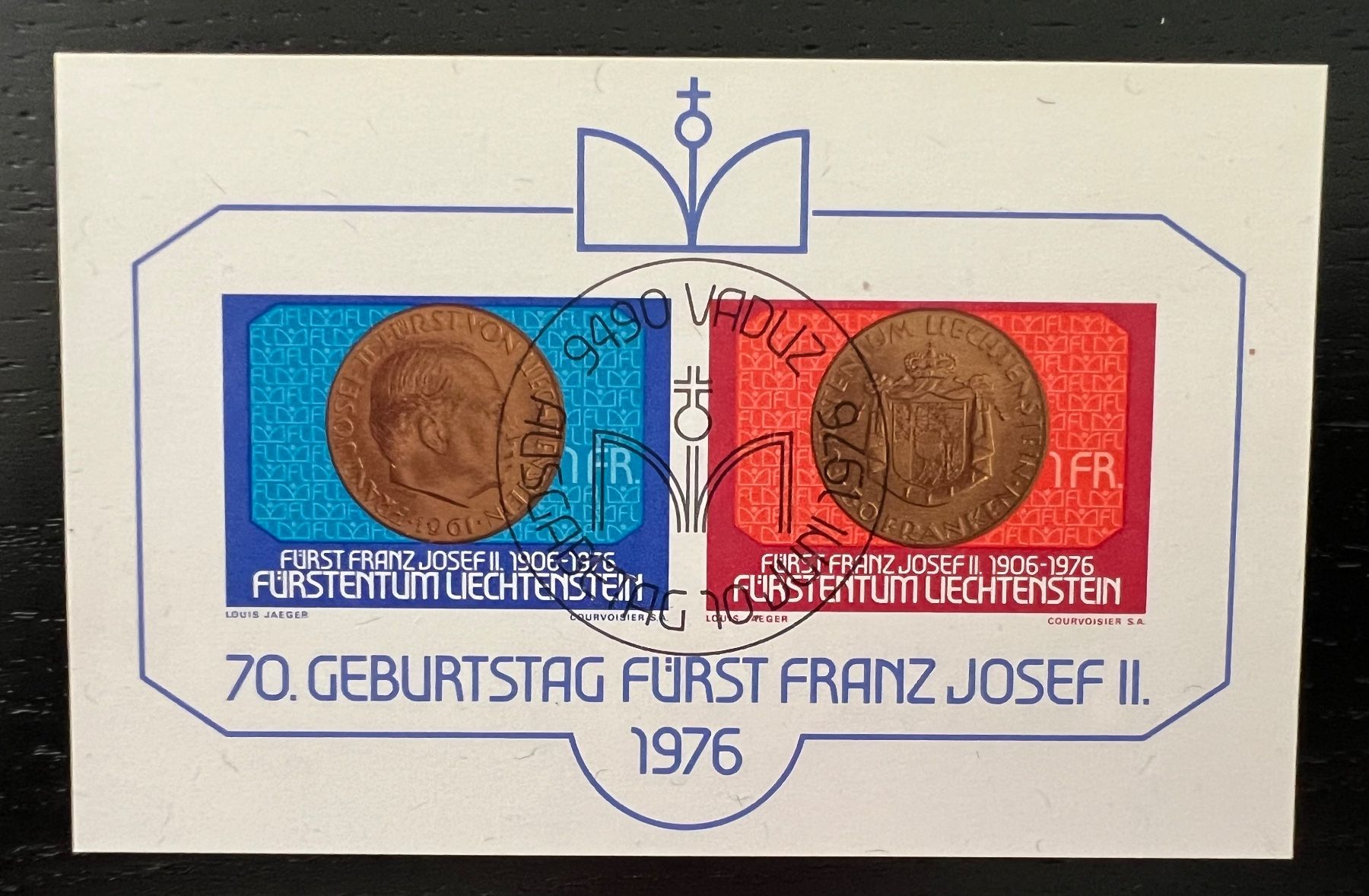 Alle Briefmarken: FL Block 10 von 1976 gest. – Gebraucht aus Adliswil von Myxin
