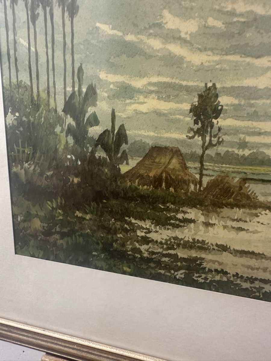 Gemälde: Anton Widjaja Antikes Aquarell – Gebraucht aus Ebikon von Gaenggeliwaar 3