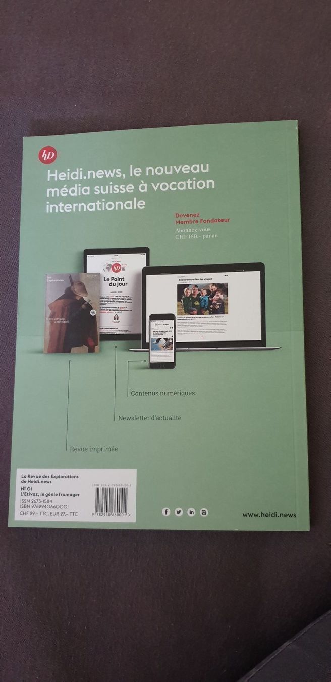 Zeitschriften & Magazine: HEIDI.NEWS Les Explorations NEU – Neu und originalverpackt aus Jaberg von urig17. 1