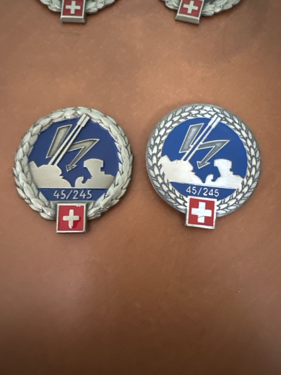 Schweizer Armee Placchette & Badge: Armee 45/245 – Usato da Morbio Inferiore venduto da Ecod