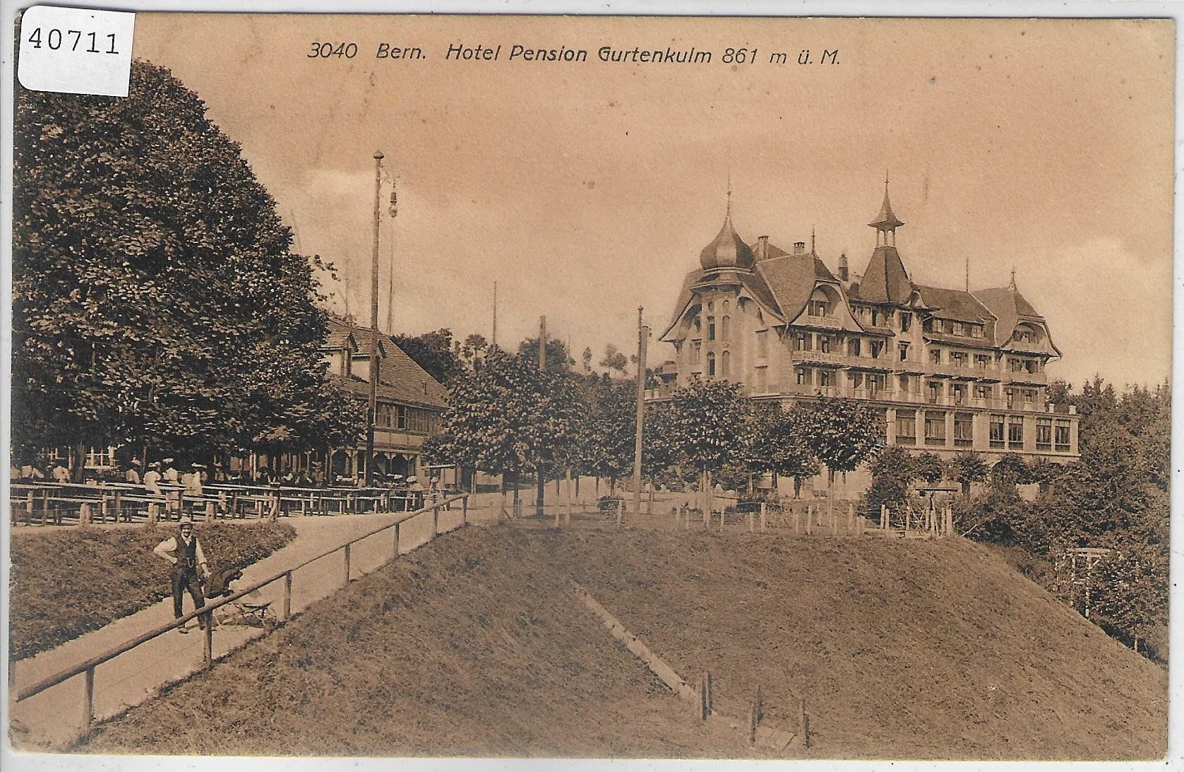 Ansichtskarten: Bern - Hotel Pension Gurtenkulm – Gebraucht aus Ettingen von Kartenplanet