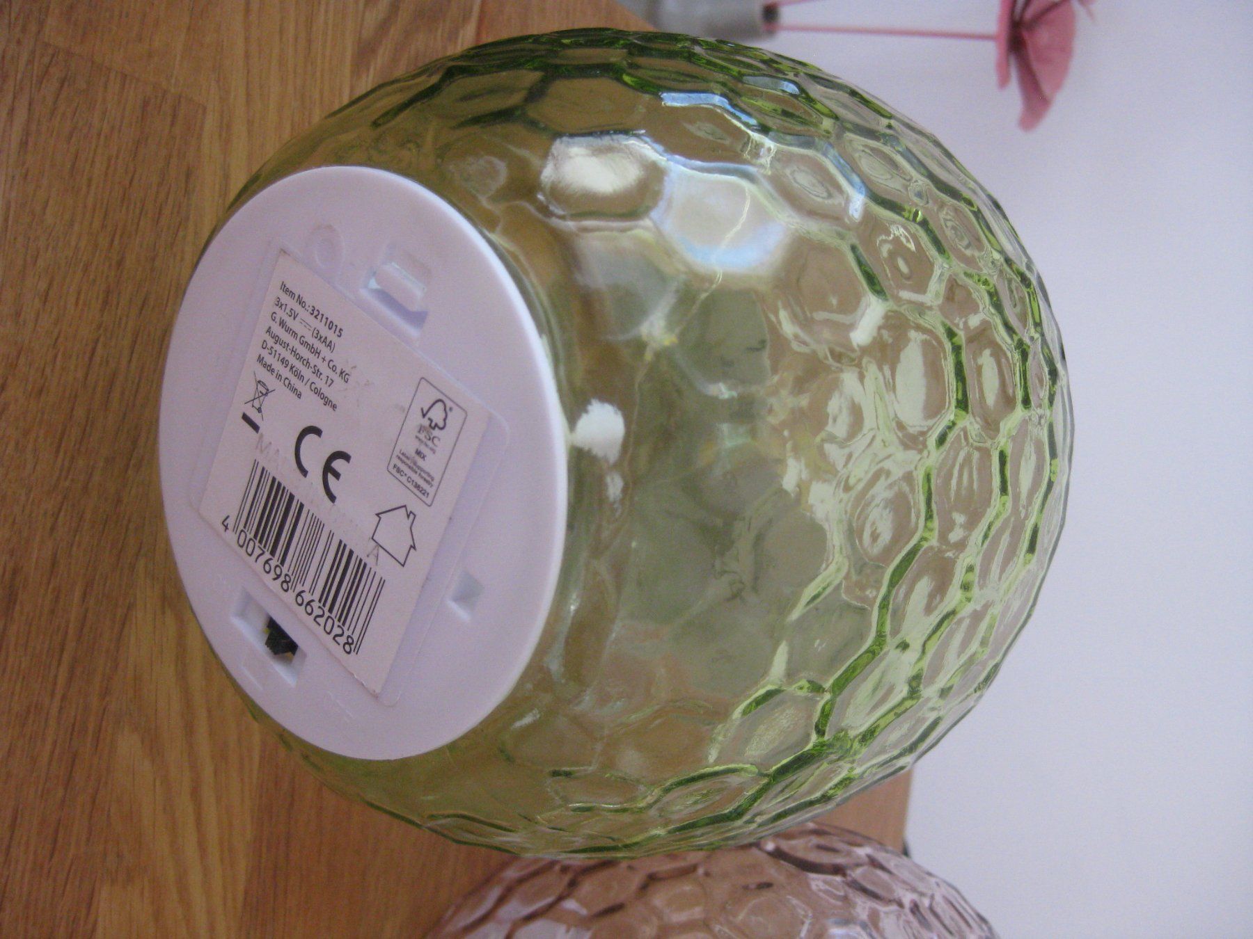 Tutte le decorazioni: 2 schöne Glassplitter ÄPFEL leuchten – Nuovo (secondo la descrizione) da Romanshorn venduto da Wazoohandlung 2